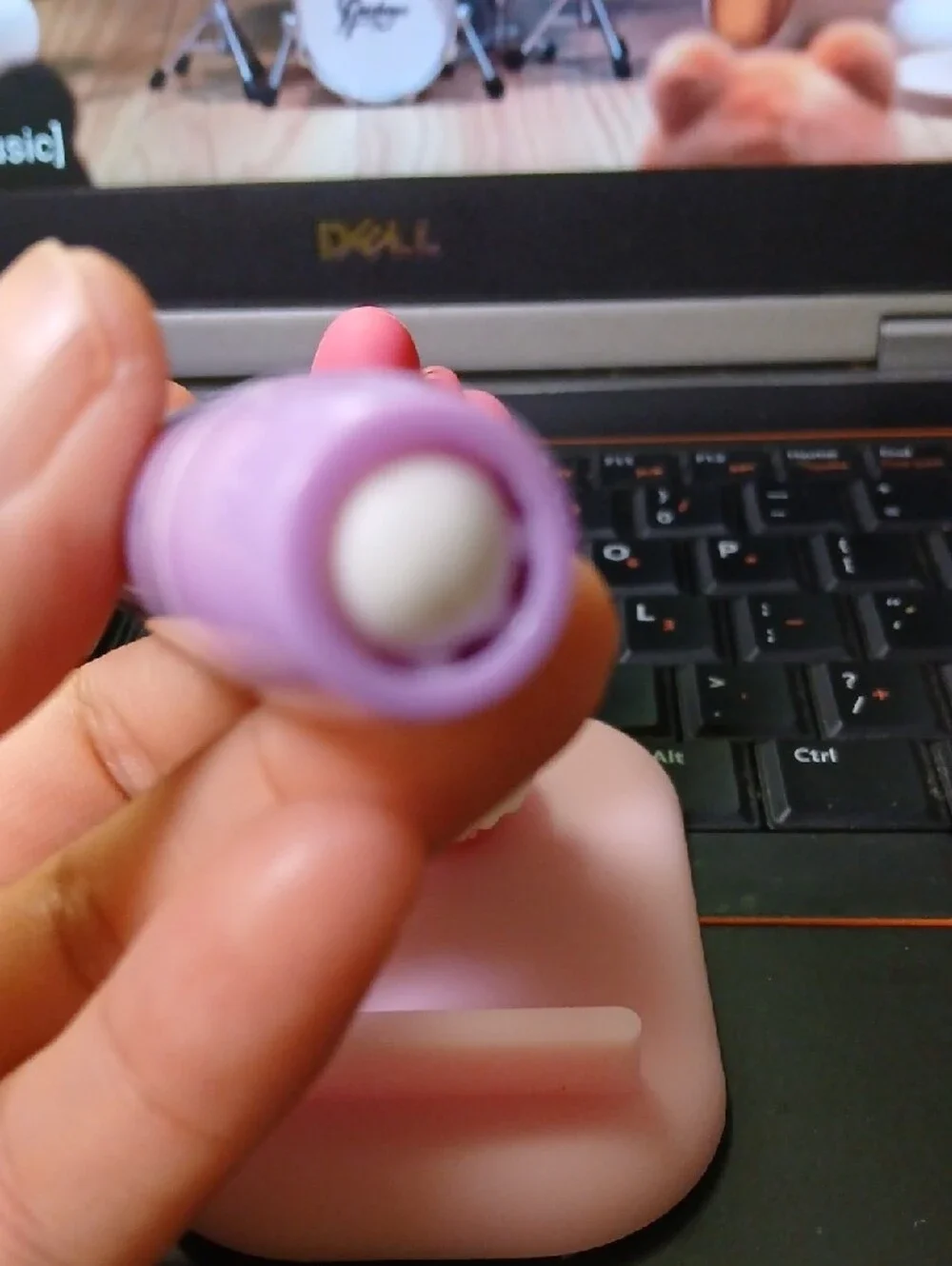Target Kuromi Purple Press-Button Eraser